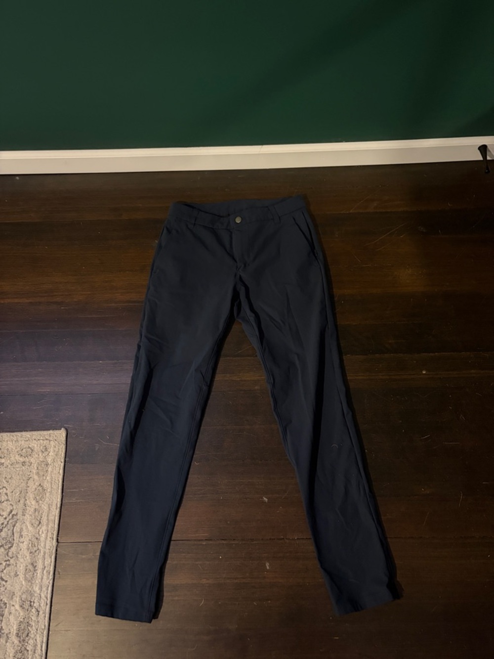 lululemon athletica Men's Navy Straight-Leg Pants